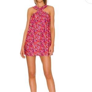 Lovers and Friends Jill Mini Dress Floral New Medium